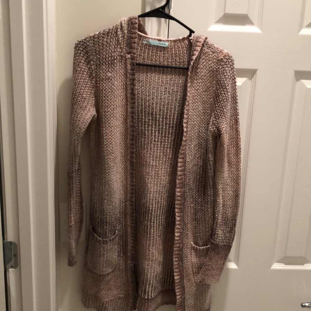 Maurice’s hooded cardigan with pockets